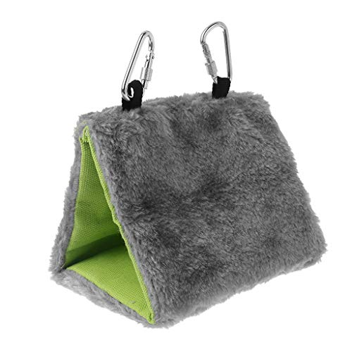 PLCPDM Vogel-Hängematte aus Plüsch, zum Aufhängen, warmes Haus, kleines Tierversteck für Hamster, Wellensittiche, Conures PLCPDM Vogel-Hängematte aus Plüsch, zum Aufhängen, warmes Haus, kleines Tierversteck für Hamster, Wellensittiche, Conures von PLCPDM