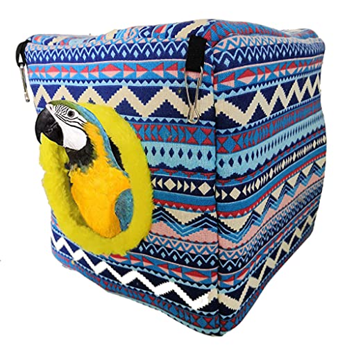 PLCPDM Vogel-Hängematte aus Plüsch, zum Aufhängen, warmes Haus, kleines Tierversteck für Hamster, Wellensittiche, Conures PLCPDM Vogel-Hängematte aus Plüsch, zum Aufhängen, warmes Haus, kleines Tierversteck für Hamster, Wellensittiche, Conures von PLCPDM