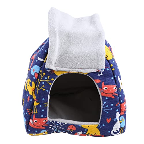PLCPDM Vogelhängematte aus Plüsch, zum Aufhängen, für den Winter, warmes Haus, Kleintiere, Versteck für Hamster, Wellensittiche, Conures PLCPDM Vogelhängematte aus Plüsch, zum Aufhängen, für den Winter, warmes Haus, Kleintiere, Versteck für Hamster, Wellensittiche, Conures von PLCPDM