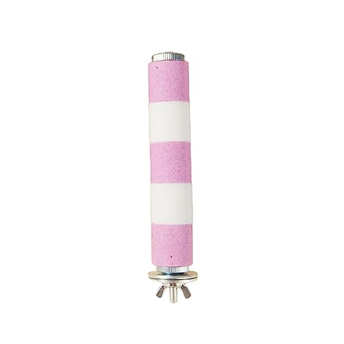 Papageien-Sitzstange, waschbarer Ständer, Vogelkeramik, stehend, Schleifkralle, Spielzeug für kleine Vögel, einfach zu fixieren, für Käfig Papageien-Sitzstange, waschbarer Ständer, Vogelkeramik, stehend, Schleifkralle, Spielzeug für kleine Vögel, einfach zu fixieren, für Käfig von PLCPDM