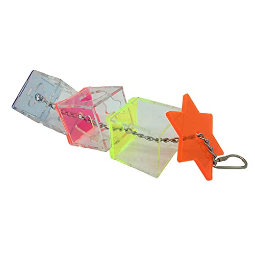 Papageienbox zum Aufhängen, Leckerli, Futtersuchspielzeug, Schaukel, Spielzeug für kleine Vögel, 3 Schichten, Acryl-Lebensmittelhalter Papageienbox zum Aufhängen, Leckerli, Futtersuchspielzeug, Schaukel, Spielzeug für kleine Vögel, 3 Schichten, Acryl-Lebensmittelhalter von PLCPDM