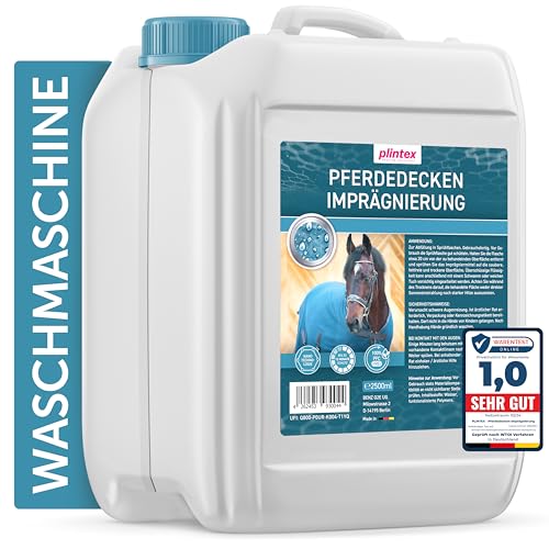 PLINTEX® 2,5L Pferde-Decken Imprägnierspray für Outdoordecke, Regendecke & Zubehör von PLINTEX