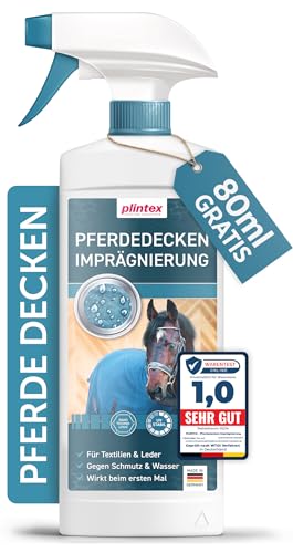 PLINTEX® 580ml Pferde-Decken Imprägnierspray für Outdoordecke, Regendecke & Zubehör von PLINTEX