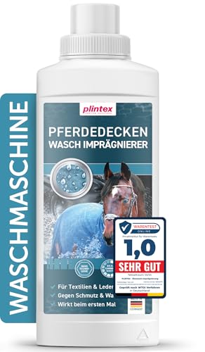 PLINTEX® [580ml] Wash-In Imprägnierung für Pferdedecken ohne Baumwollanteil | Nano Membran Imprägnierung | Dermatologisch getestet & atmungsaktiv von PLINTEX