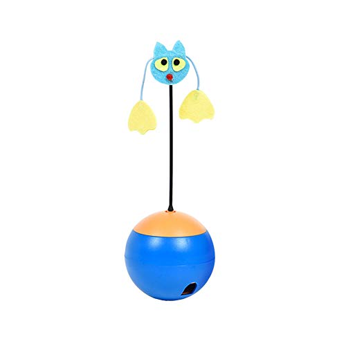 PLUS PO katzenangel katzenspielzeug Set Katzenfeder Spielzeug Katze Spielzeug Stick Katze Spielzeug Mit Teathers Katze Teaser Katze Angelrute Spielzeug Blue von PLUS PO