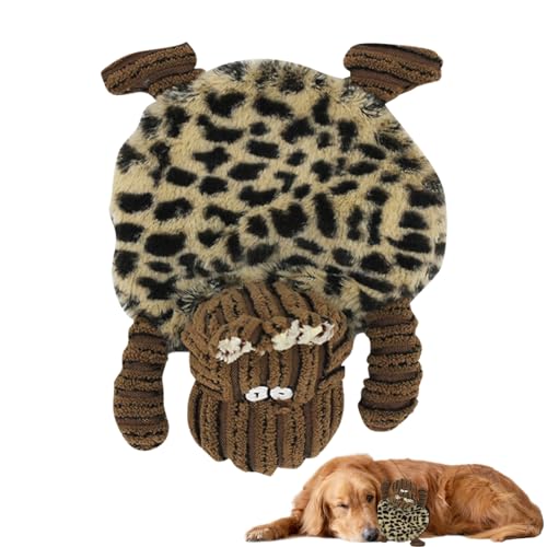 Multi-Faceted Squeaky Dog Toys No Stuffed Soft Dog Toys,Cord Plush Puppy Toy,Dog Chew Toys for Small Medium & Large Pet Dogs,Interactive Toys with Crinkle Paper Pet Toys for Langeweile (Pferd) von PLUSHCEWT