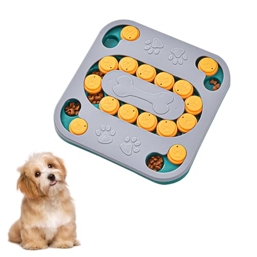 PLUSHCEWT Hunde-Puzzle-Spielzeug, Leckerli-Spender, interaktives Hundespielzeug für Hundetraining, lustiges Füttern, Leckerli-Spielzeug für Langeweile, geeignet für alle Hunde, verbessert die von PLUSHCEWT