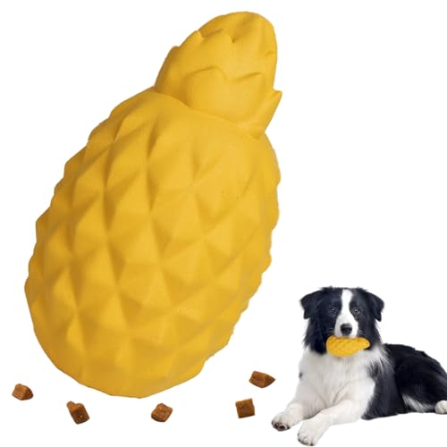 PLUSHCEWT Hundeleckerli-Spielzeug, langlebiges Kauspielzeug für Hunde, Leckerli-Spender, Naturkautschuk, Zahnspielzeug für Langeweile für kleine Hunde von PLUSHCEWT