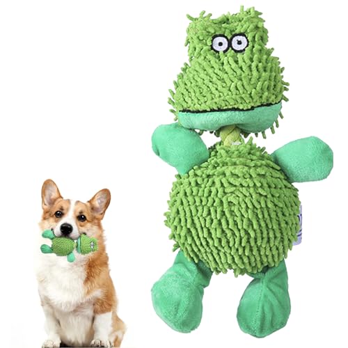 PLUSHCEWT Hundespielzeug Quietschspielzeug Weiches Plüsch-Hundespielzeug Baumwoll-Kauspielzeug für Hunde Langlebiges interaktives Haustier Spielzeug zur Zahnreinigung und Unterhaltung (C) von PLUSHCEWT