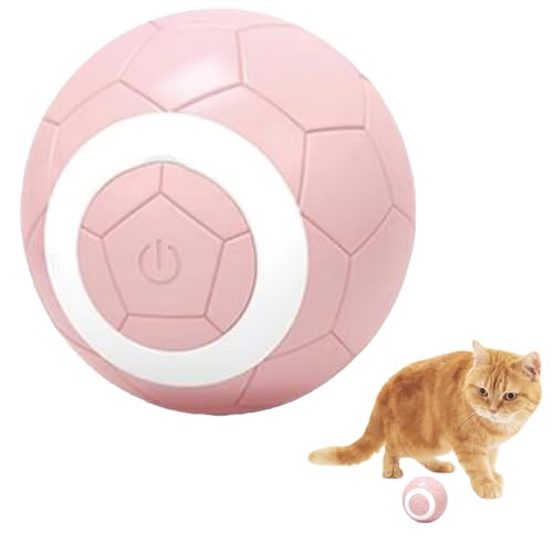 PLUSHCEWT Interaktives Hundespielzeug Hundeball Spinning Dog Ball Spielzeug mit 2 Modi mit Akku Lange Akkulaufzeit USB Wiederaufladbare für Katzen im Innenbereich Hunde Haustiere (B) von PLUSHCEWT