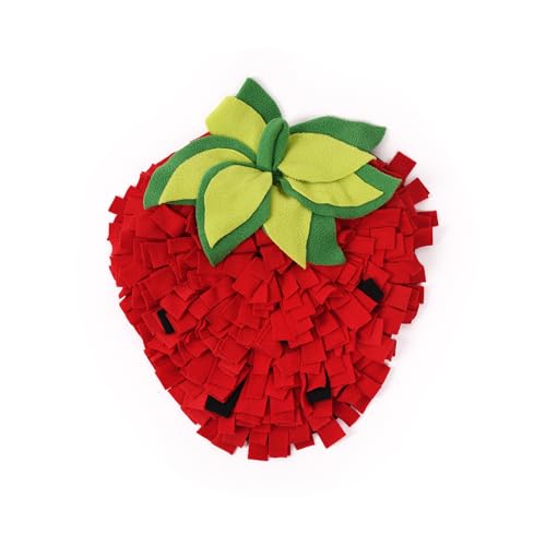 PLUSHCEWT Schnüffelmatte für Hunde,Futterschnüffelmatte Pet Snuffle Mat,Interaktives Fütterungsspielzeug für Hunde,Langsam fütternde Welpentrainingsmatte für kleine, mittlere Hunde von PLUSHCEWT