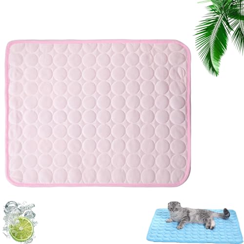 PMLOPJKD Chillpaw Paw Pad Kühlkissen, Chillpaw Pad Kühlung, Hundekühlmatte Sommer Hund Kühlkissen, Katze Hund Kühlmatte Bett, Hundepfotenpolster Kühlabdeckung (XXL, Rosa) von PMLOPJKD