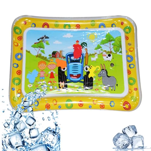 Wassersensorische Spielmatte mit Fisch für Haustierspiel, Wassersensorisches Pad, Wasserspiel, fühlen Sie sich kühl und bequem, Sensor-Wasserspielmatte für Katzen Sommer, Sensor-Wasserspielmatte (I) von PMLOPJKD