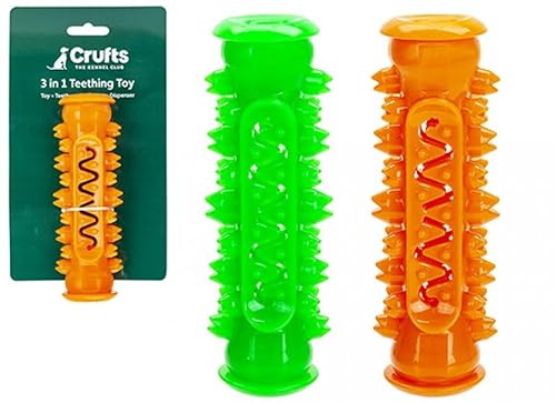 CRUFTS 3-in-1 Zahnspielzeug von PMS