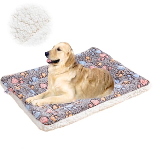 POIOZXD Gemütliche, beruhigende Haustierdecke, Katzendecken für Indoor-Katzen, flauschige Hundedecke, waschbares Flanellkissen, weiche und warme Matte für Hunde und Katzen (40 x 30 cm, B) von POIOZXD