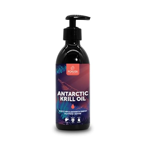 POKUSA Antarctic Krill Oil - Antarktisches Krillöl für Hunde und Katzen 250ml von POKUSA