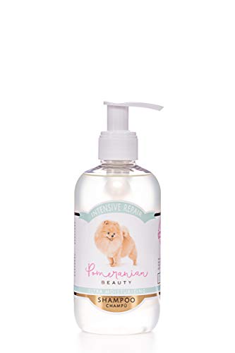 Pomeranian Beauty Shampoo für Hunde Intensive Flüssigkeitszufuhr Haarreparatur pommersche Pflege Sulfat frei Salzfrei silikonfrei von POMERANIAN BEAUTY