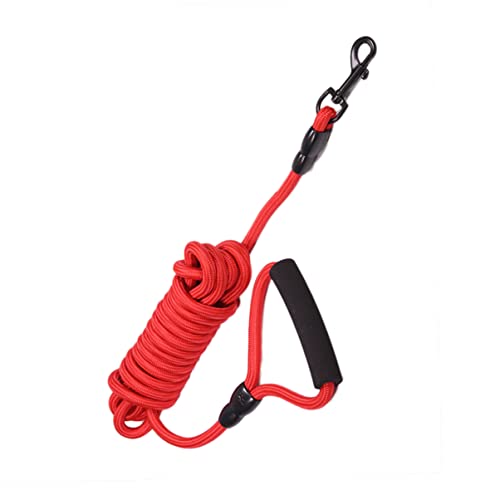 POPETPOP Ergonomische Griff-hundeleine 8 Mm Nylon Training Für Große Hunde 10 M Kontrollleine von POPETPOP