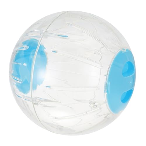 Hamster-Gymnastikball Hamster Laufrad Spielzeug Hamster Laufspielzeug transparenter Hamsterball Mausrad Hamster-Laufball Igel laufende Bälle Hamster Laufball Spielzeug STK Sky-Blue POPETPOP von POPETPOP