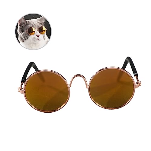 Haustier Sonnenbrille hundesonnenbrille Dog Sunglasses Sonnenbrille für Katzen Hundeshampoo Kostüme Brillen Haustiere schnapsgläser polarisierte Sonnenbrille Unisex-Sonnenbrille POPETPOP von POPETPOP