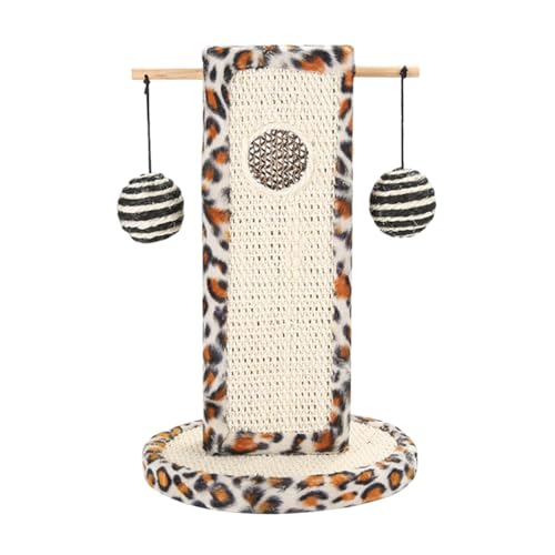 Kratzspielzeug für Haustiere Katzenkratzbaum aus Sisal Planke Kratzer sisal dartscheibe katzenmöbel kratzpappen für Katzen Kratzspielzeug für Katzen Sisal- -Kratzbrett Leopard POPETPOP von POPETPOP