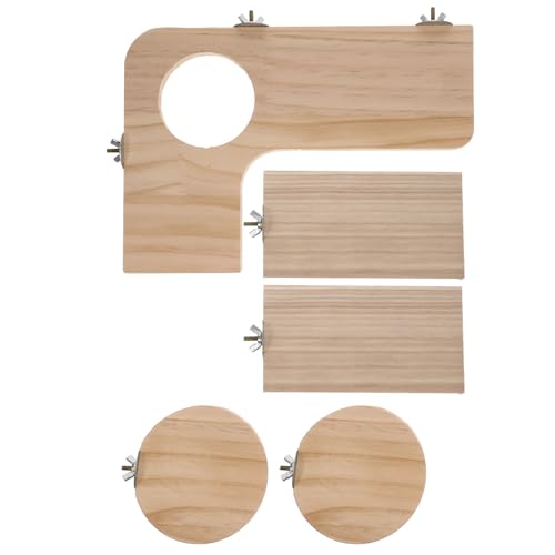 POPETPOP 1 Set Holz Springen Bord Hause Sprungbrett Pet Klettern Stehen Für Chinchilla Papagei Eichhörnchen von POPETPOP