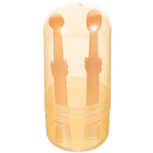 POPETPOP 1 Satz Haustier Zahnbürste Zahnpasta Nagelknipser Für Hunde Feuchttücher Für Haustiere Enzymatisch Hundepflegeset Hund Zähne Putzen Hundespielzeug Halter Kieselgel Light Brown von POPETPOP