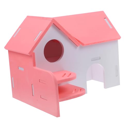 POPETPOP 1 Satz Meerschweinchenheim Hamster hamsterspielzeug für Hamster kleintierhaus nagerhaus Hängematten Hamsterbettwäsche Versteck für Käfigratten Hamsterhäuser PVC von POPETPOP