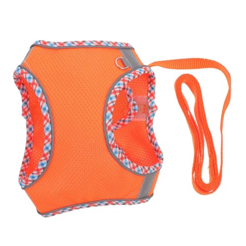 POPETPOP 1 Satz Transportbox Für Haustiere Leine Züchten Einstellbar Hund Geschirr Zug Chihuahua Gehen Welpe Klein Körperpflege Im Freien Haustierkabelbaum Haustierzubehör Orange Polyester POPETPOP 1 Satz Transportbox Für Haustiere Leine Züchten Einstellbar Hund Geschirr Zug Chihuahua Gehen Welpe Klein Körperpflege Im Freien Haustierkabelbaum Haustierzubehör Orange Polyester von POPETPOP