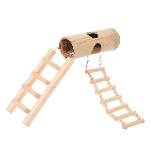 POPETPOP Hamster Nest Meerschweinchen Spielzeug Leiter Set Sicher Komfortable Dekorative Pet Zubehör POPETPOP Hamster Nest Meerschweinchen Spielzeug Leiter Set Sicher Komfortable Dekorative Pet Zubehör von POPETPOP