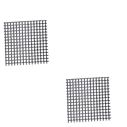 POPETPOP 100 STK Blumentopfgitter drainagematte abtropfunterlage Blumenerde für Freilandpflanzen Schlagloch-Mesh-Pad blumenbank für draußen Topfunterlagen Mesh-Pad für Blumentöpfe Netz von POPETPOP