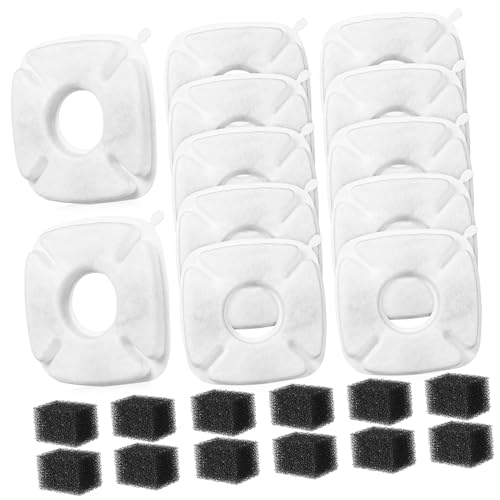 POPETPOP 12 Sets Haustier Wasserspender Filterelement Hunde Wasserspender Filter Haustier Brunnen Wasserfilter Haustier Brunnen Filter Ersatzfilter Für Haustier Wasserspender Haustier von POPETPOP