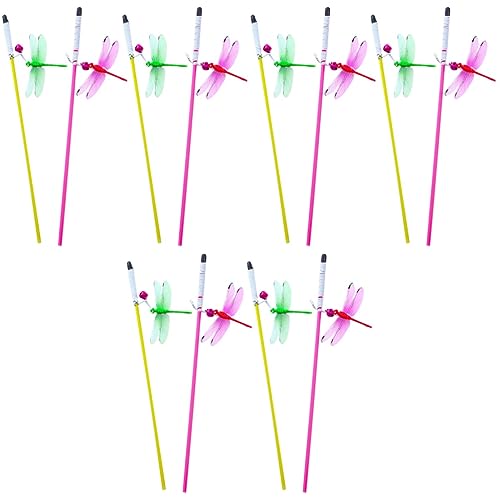 POPETPOP 3er-Sets Katzenspielzeug Für Den Innenbereich Interaktives Katzenspielzeug Dekoratives Katzenangelspielzeug Für Kätzchen Jungen Und Mädchen 4 Stück * 3 von POPETPOP