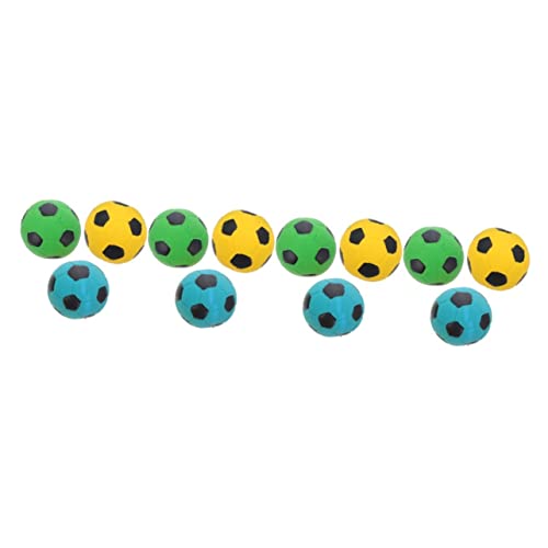 POPETPOP 12 STK Haustier Spielzeug Fußball Hundefußball Backenzahnspielzeug Aus Gummi Für Hunde Kleine Bälle Für Hunde Quietschendes Hundespielzeug Lieferungen Haushalt 7c Emulsion von POPETPOP