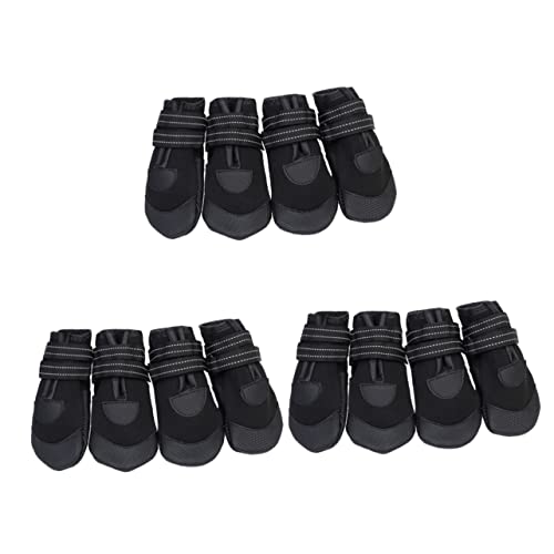 POPETPOP 12 STK Hundeschuhe Wasserdichter Anzug Wanderschuhe Für Haustiere wasserdichte Hundestiefel Hunde Haustiere Stiefel Warme Haustierstiefel Erdfarben von POPETPOP