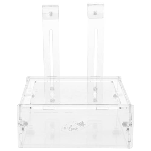 POPETPOP 1Stk Futterring für Aquarien Kontrolle Aquarium mit Filter Essen automatische futterstation Aquarium Futterautomat Aquarium Werkzeug Fischfutter Fütterungskreis Acryl Transparent von POPETPOP