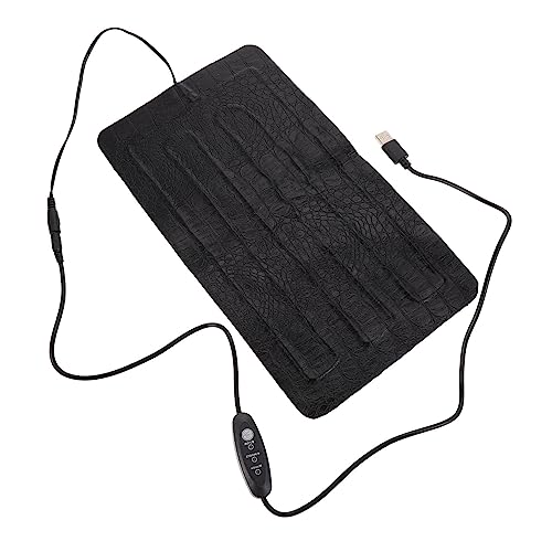 POPETPOP 1Stk Heizkissen für Haustiere Gecko Wärmelampen für Haustiere Wärmematte für Schlangen pet Heating pad Reptilien heizmatte heizdecke Haustier-Ledermatte Reptilien-Heizkissen Black von POPETPOP