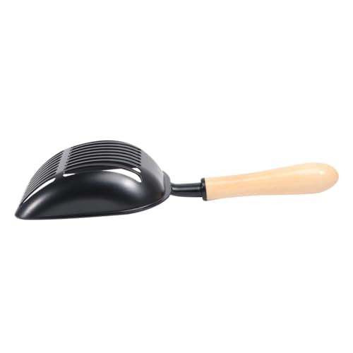 POPETPOP 1Stk Langer Griff kleine Schaufel cat Litter Shovel katzenstreu schippe für Kätzchen Katzenbürste zum Häuten Katzenpflegeset Kätzchen Sandschaufel Schaufel für Katzenstreu Black von POPETPOP