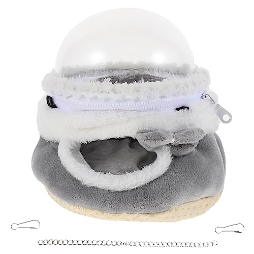 POPETPOP 1stk Hamsternest Vogelkäfige Mülleimer Erzogen Hamsterkäfige Eichhörnchen Kaninchen Gemütliches Meerschweinchenversteck Hamster Warm Liner Tipi Frettchen Grey Acryl von POPETPOP