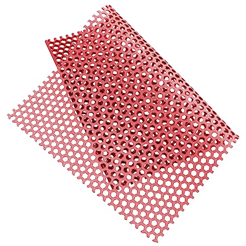 POPETPOP 1stk Hundebox Pad Bodenwanne Für Hundeboxen Kaninchenmatte Für Käfige Hamsterkäfige Ablaufkissen Für Haustierkäfige Fußmatte Für Haustiere Kaninchenkäfigmatte PVC-Material Rot von POPETPOP