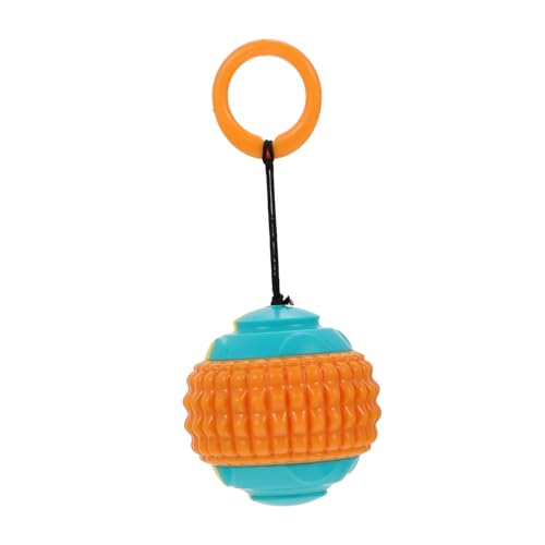 POPETPOP 1stk Kauen Hundespielzeug Süß Seil Beiß Für Welpen Hunde-Puzzle- Ball Hund Quietscht Für Hunde Hundenapf Haustier Orange Plastik von POPETPOP