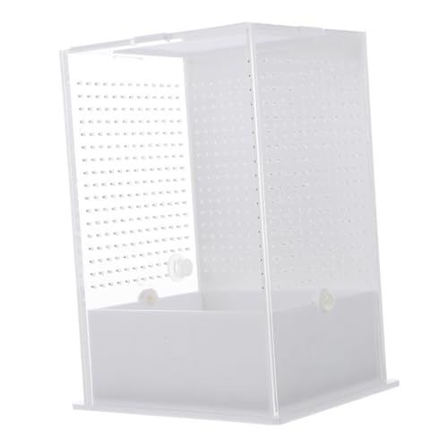 POPETPOP 2 Stück Box Gottesanbeterin Zuchtbox Tier Transparent Insektenlebensraum Terrarium Klare Futterboxen Reptilienterrarium Reptilientank Reptilienhaltungshüllen Haustierhüllen Acryl von POPETPOP