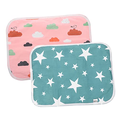 POPETPOP 2st Pet Pinkelmatte Trainingspads Für Haustiere PIPI-Pads Für Meerschweinchen Bequeme PIPI-Pads Waschbare Einlagen Haustierkäfigunterlage Kaninchenkäfig Polyesterfaser Hamster Baby von POPETPOP