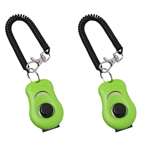 POPETPOP 2 STK Hundetraining Und Verhaltenshilfen Clickertraining Für Hunde Clicker-Set Für Das Welpentraining Clicker Zum Katzentraining Vogeltrainingsklicker Welpenbedarf Knopf Audio von POPETPOP