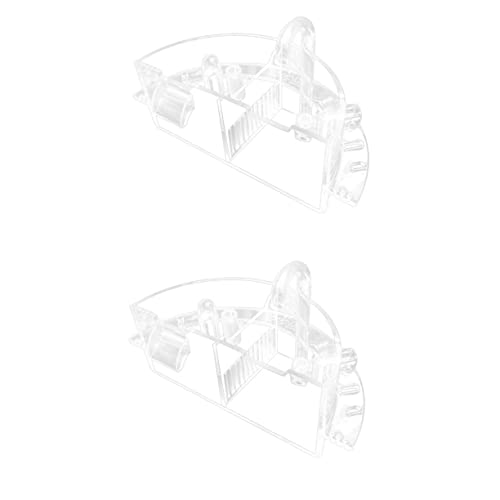 POPETPOP 2 Stück 3 Filterbox Für Aquarien Tragbarer Luftfilter Filtro para Pecera Eckfilter Für Aquarien Mehrschichtiger Eckfilter Schwammfilter Für Aquarien Plastik Ecke Belüftungspumpe von POPETPOP