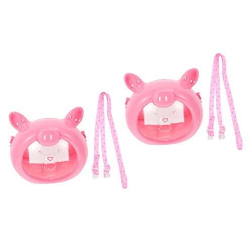 POPETPOP 2 STK Hamsterkäfig Zum Mitnehmen Reisehandtasche Für Kleintiere Reisekäfig Für Kleintiere Abgehende Handtasche Für Haustiere Hamster Tragen Papagei Aus Dem Käfig Plastik Reisen von POPETPOP