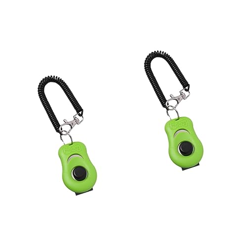 POPETPOP 2 STK Hundesachen Clickertraining Für Hunde Clicker-Set Für Das Welpentraining Hundetraining Welpen Essentials Pferdetrainings-clicker Vogeltrainingsklicker Pfeife Knopf von POPETPOP