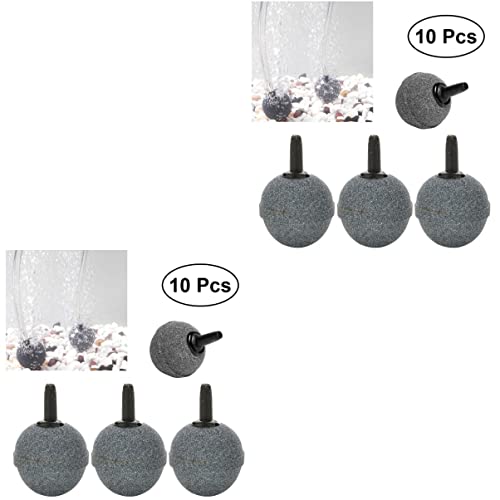 POPETPOP 20 Packungen Aquariensauerstoff Aquarium-blasendiffusor Aquariensprudler Airstones Blasen Airstones Diffundieren Diffusor Für Aquarien Aquarium- Teichsteine Luft Blasenstein von POPETPOP