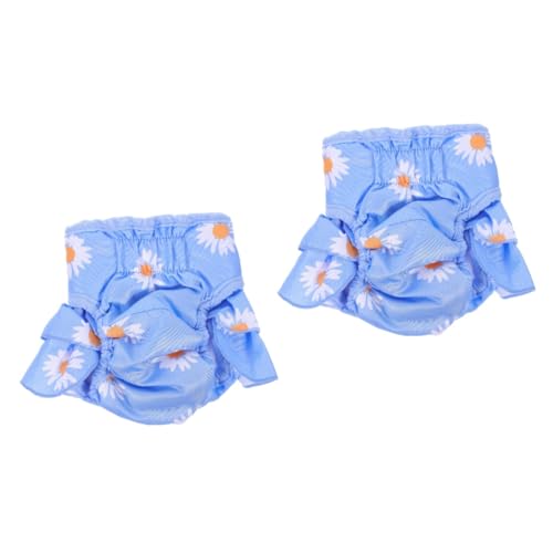 POPETPOP 2St physiologische Hosen für Haustiere Kostüme Outfits Slip Hündchenwindeln Hygienewindel für Hunde Anti-Belästigung Windelhose Haustierhosen Sanitärhosen Kleidung von POPETPOP