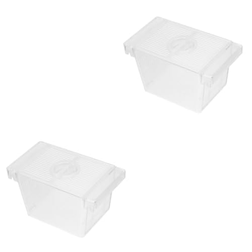 POPETPOP 2st Brutkasten Für Frittierboxen Acrylbox Fisch-isolationsfall Betta-Aquarium Mit Trennwand Fall Fischzucht Separator Trennnetz Für Aquarien Aquarium Kindergarten Plastik von POPETPOP